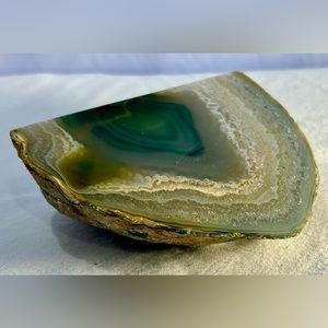 Blue Agate Sliced Gemstone
